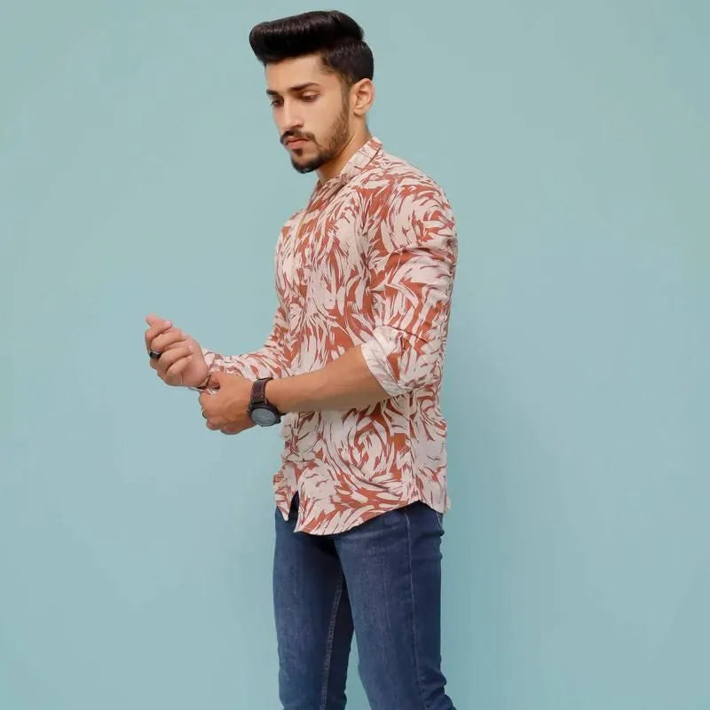 Men's Abstract Print Shirt